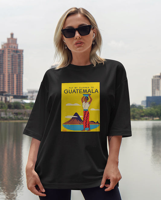 Guatemala’ya Uçuş Oversize Tişört