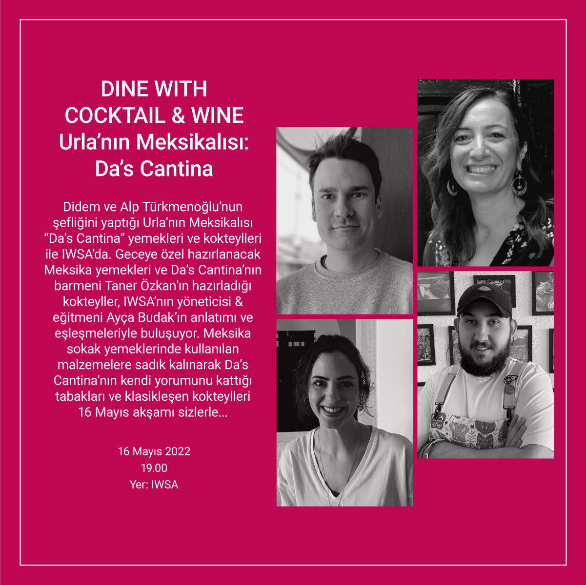 DINE WITH COCKTAIL & WINE: Urla'nın Meksikalısı: Da's Cantina