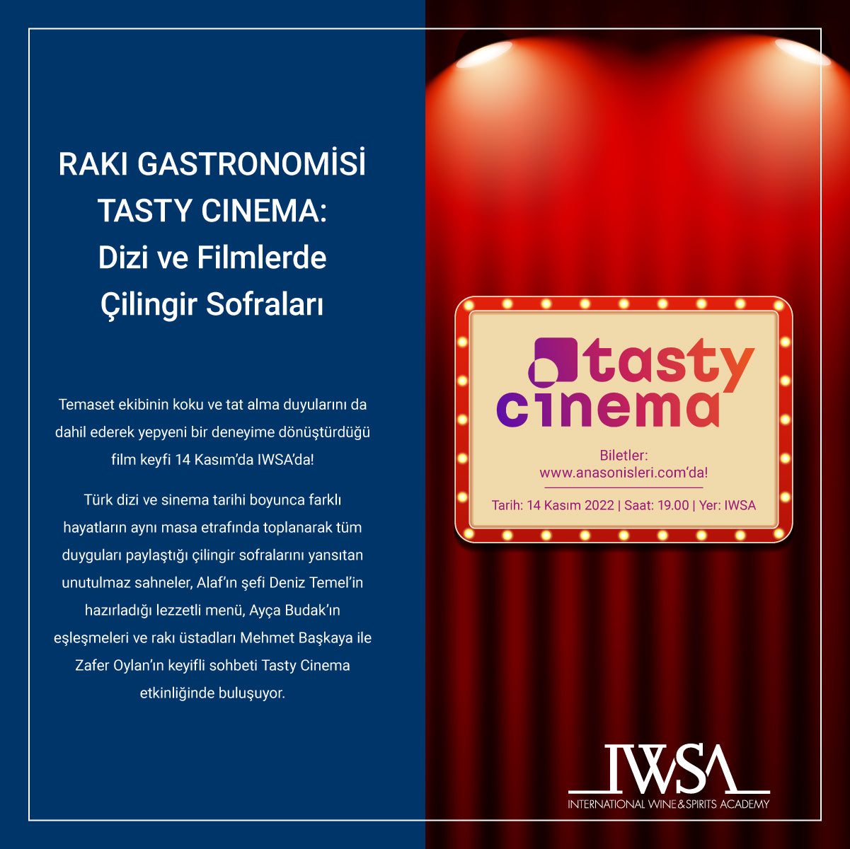 RAKI GASTRONOMİSİ: TASTY CİNEMA: DİZİ VE FİLMLERDE ÇİLİNGİR SOFRALARI