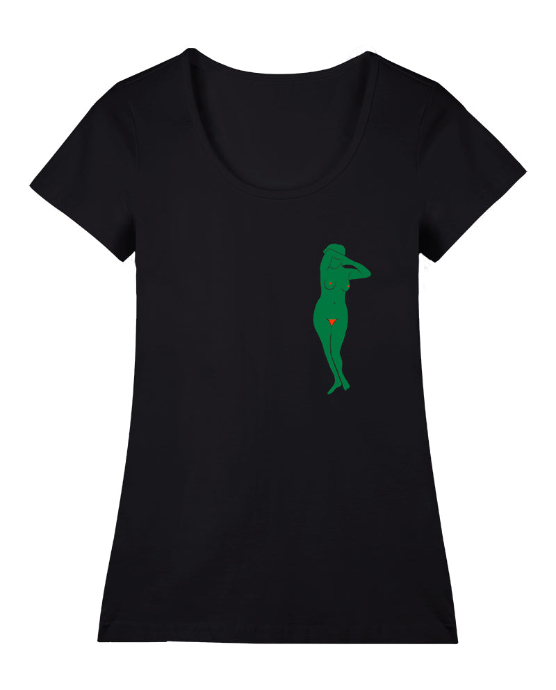 My Body, My Choice Geniş Yaka Tişört