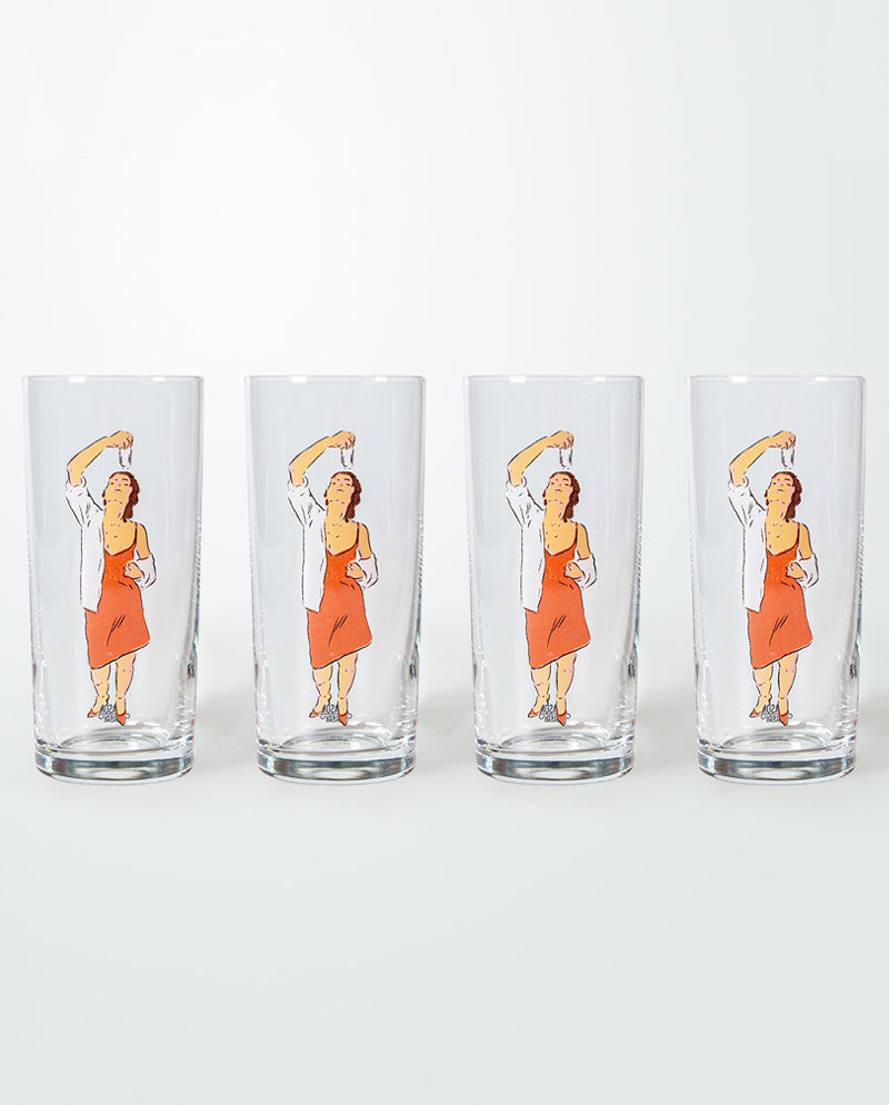 Hassas Denge Kadın Rakı Kadehi 4'lü Set