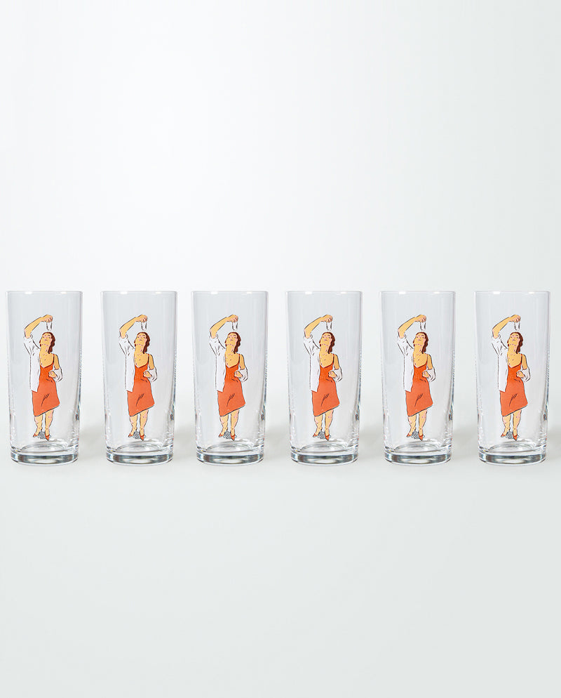 Hassas Denge Kadın Rakı Kadehi 6'lı Set