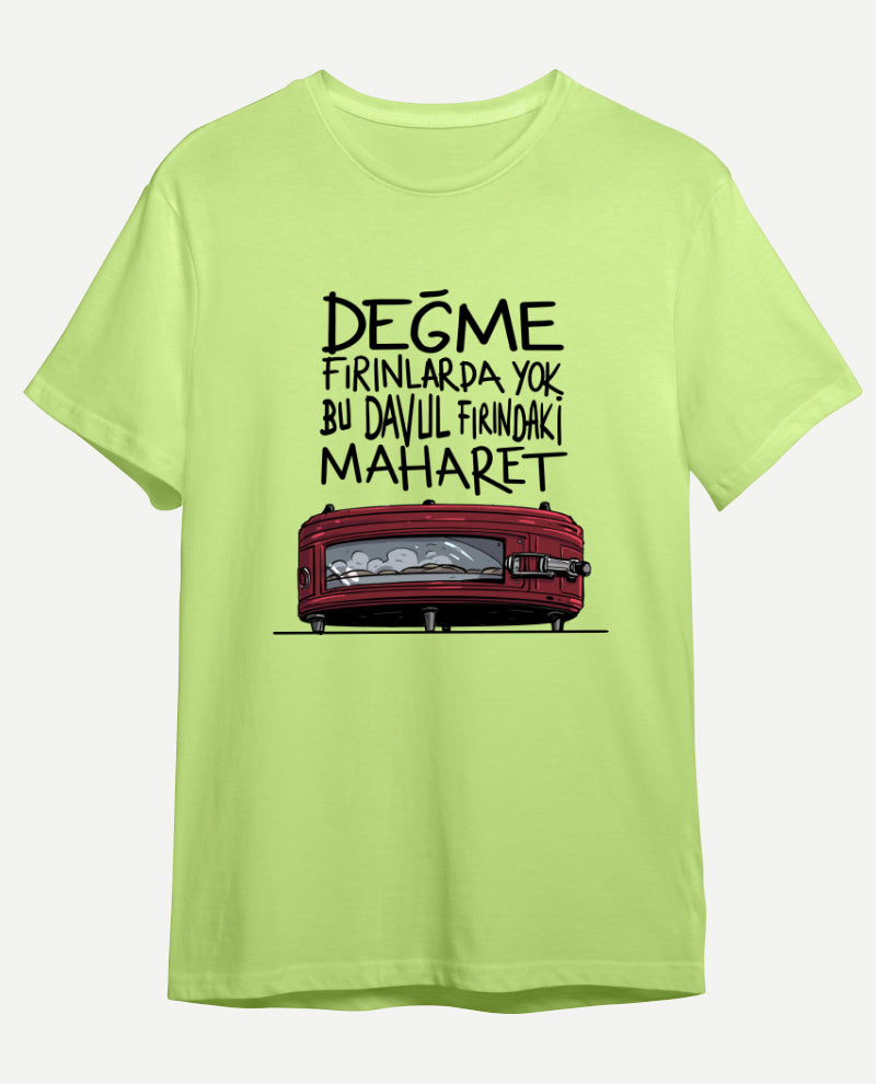 Davul Fırınlı Erkek Tişört