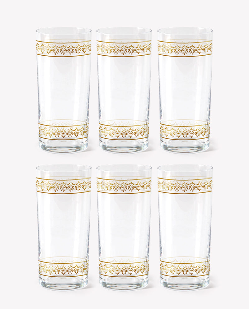 Klasik Desen Rakı Kadehi 6'lı Set