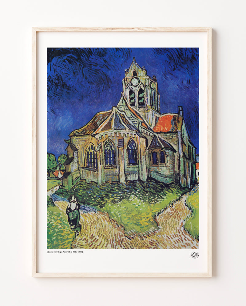 Auvers'deki Kilise, Poster