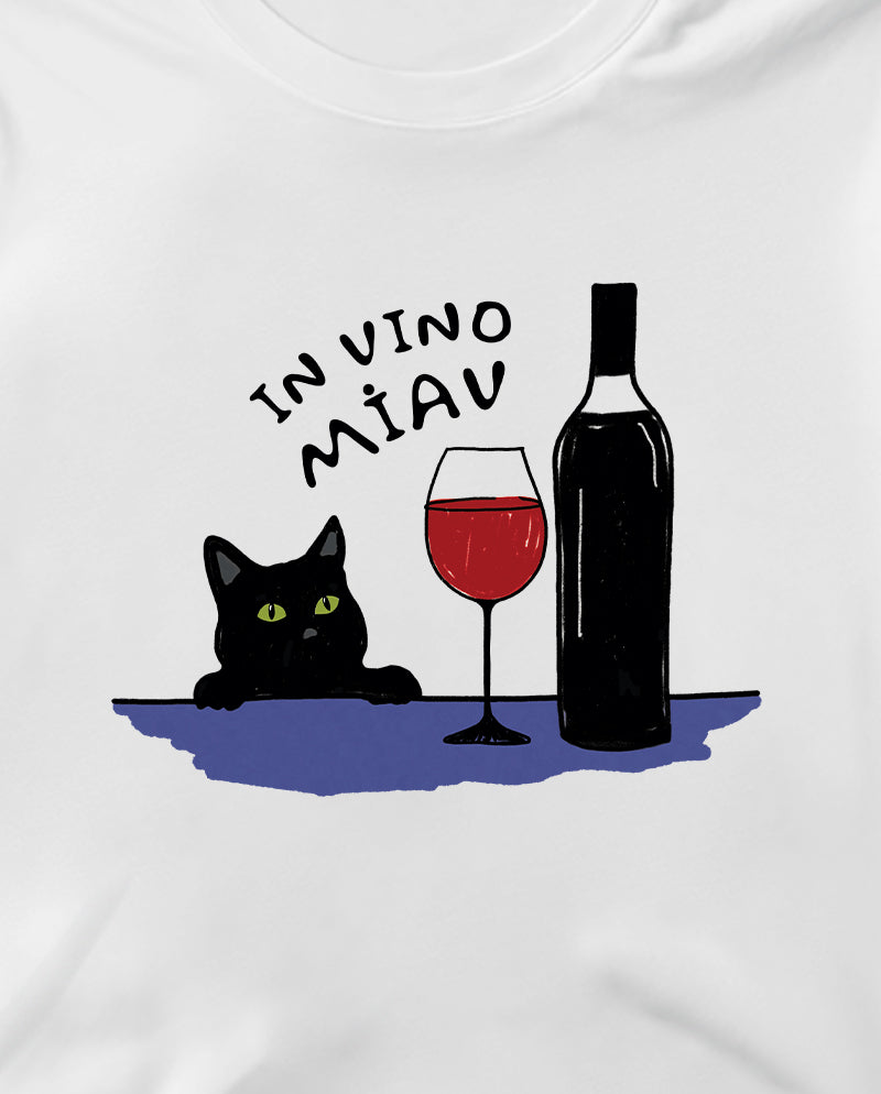 In Vino Miav Crop Tişört