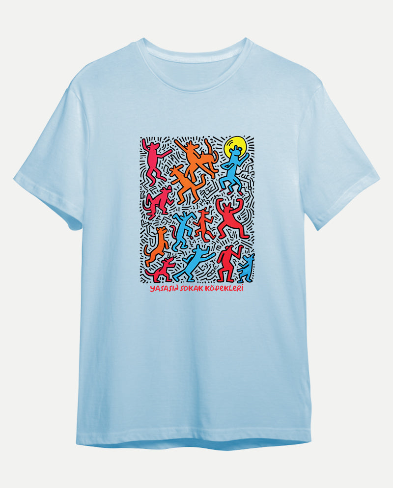 Dans - Keith Haring Sokakta Erkek Tişört