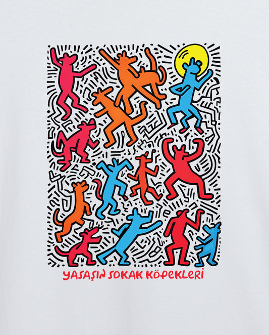 Dans - Keith Haring Sokakta Erkek Tişört