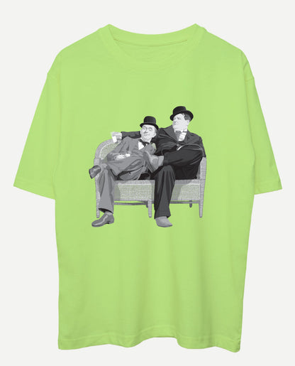 Laurel & Hardy Oversize Tişört