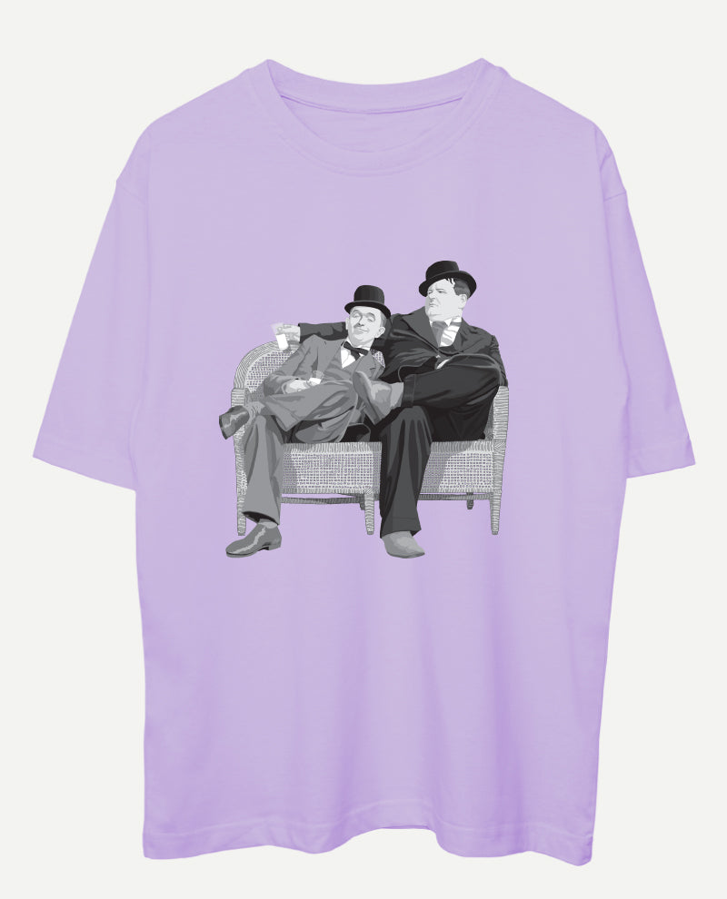 Laurel & Hardy Oversize Tişört