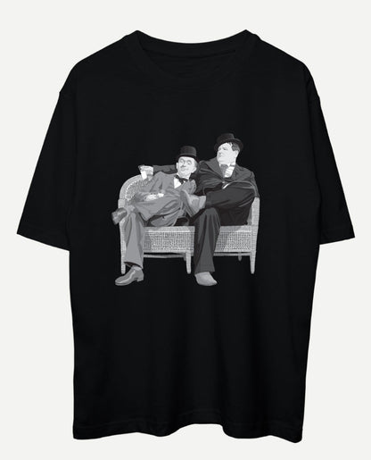 Laurel & Hardy Oversize Tişört