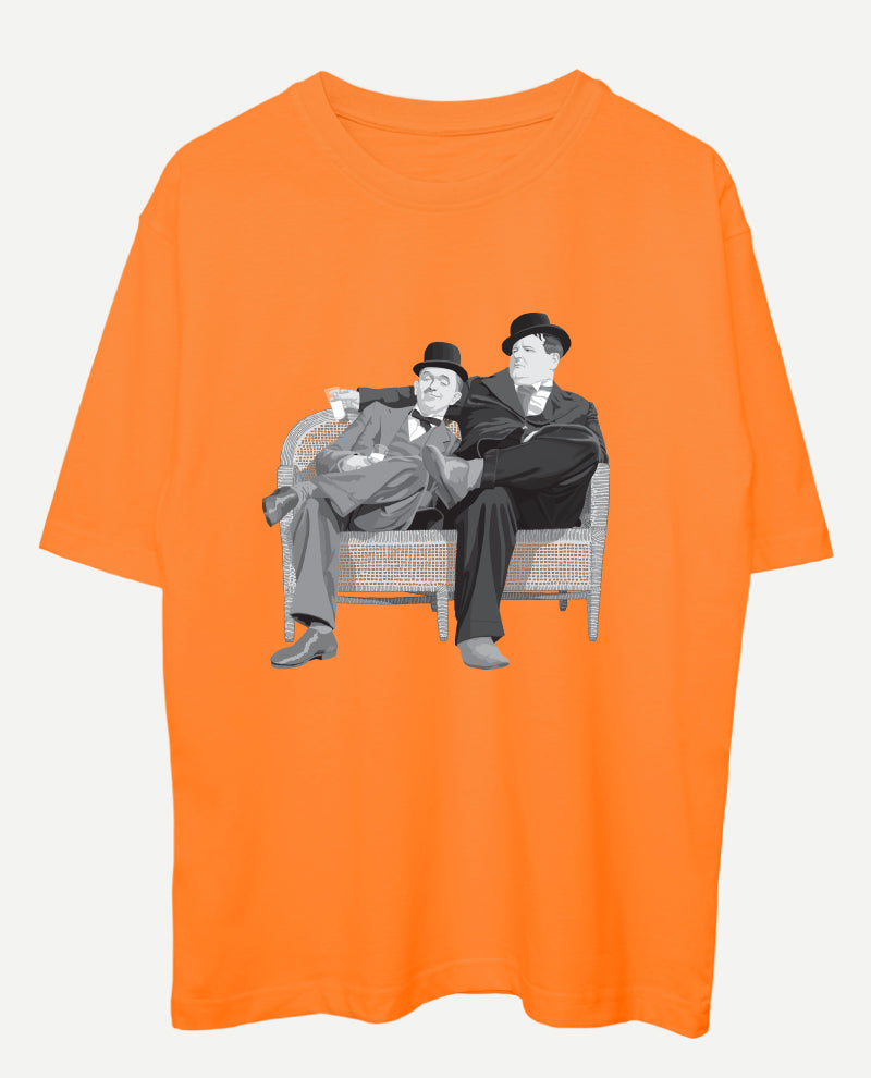 Laurel & Hardy Oversize Tişört