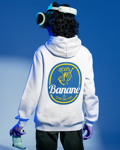 Banane Oversize Unisex Kapüşonlu Sweatshirt