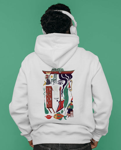 Dali’nin Çilingiri Oversize Unisex Kapüşonlu Sweatshirt