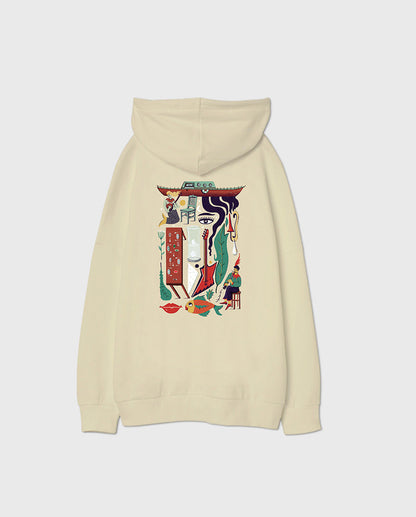 Dali’nin Çilingiri Oversize Unisex Kapüşonlu Sweatshirt