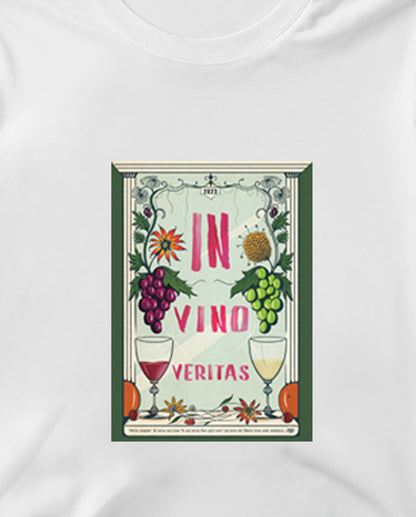 In Vino Veritas Crop Tişört