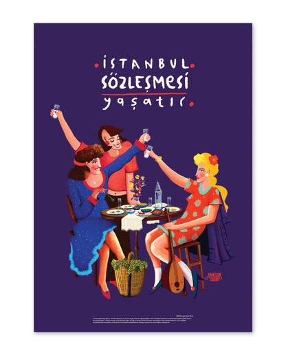 İstanbul Sözleşmesi Yaşatır, Poster