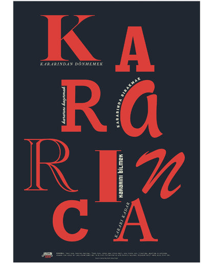 Kararınca, Poster