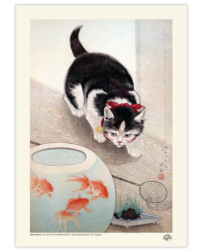 Kedi ve Japon Balığı Kasesi, Poster