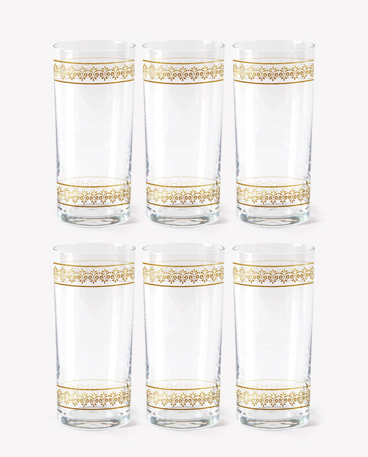 Klasik Desen Rakı Kadehi 6'lı Set