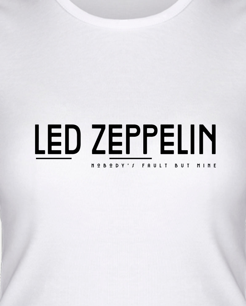 Led Zeppelin - Nobody’s Fault but Mine Kadın Tişört