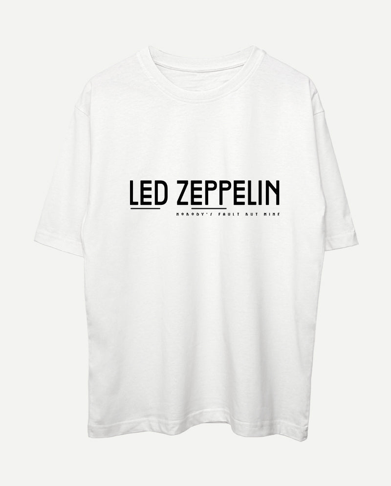 Led Zeppelin - Nobody’s Fault but Mine Oversize Tişört