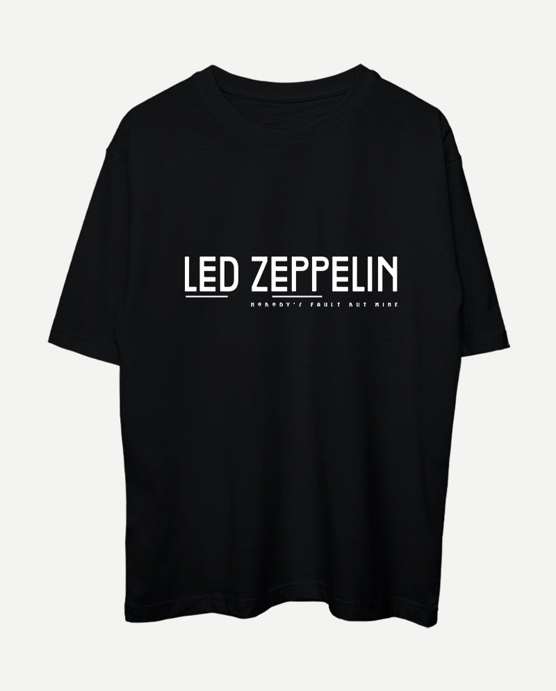 Led Zeppelin - Nobody’s Fault but Mine Oversize Tişört