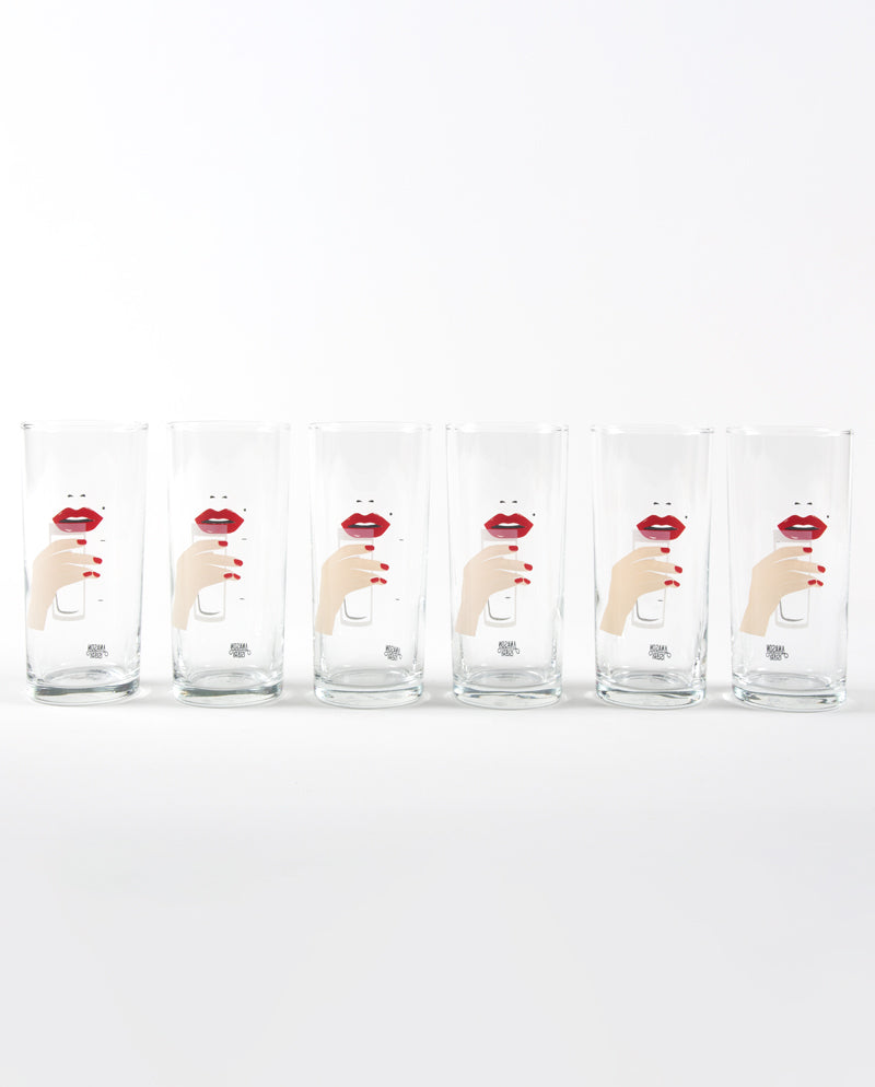 Marilyn Monroe Klasik Rakı Kadehi 6'lı Set