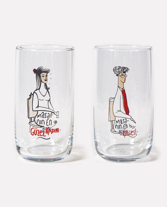 Masanın Enleri Rakı Suyu Bardağı 2’li Set