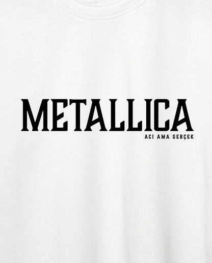 Metallica - Acı Ama Gerçek Oversize Tişört