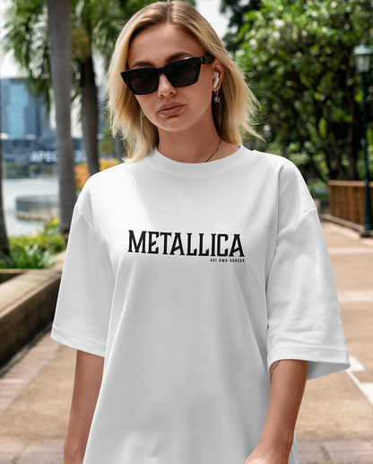 Metallica - Acı Ama Gerçek Oversize Tişört