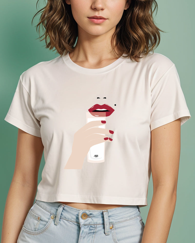 Norma Jean Crop Tişört