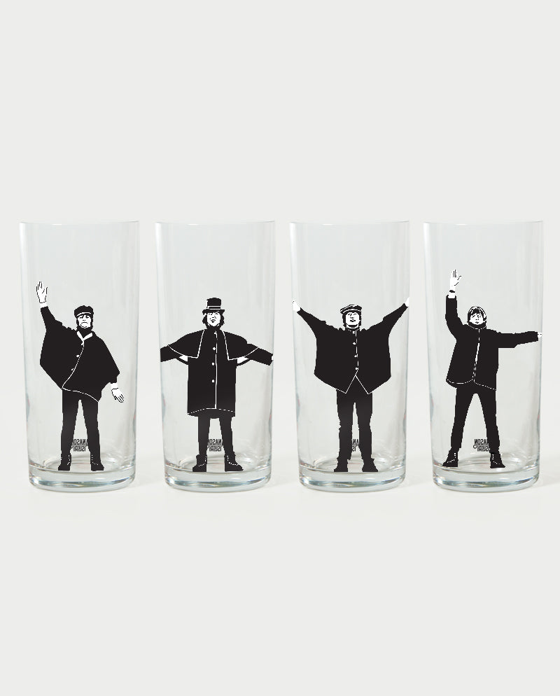 The Beatles Rakı Kadehi 4’lü Set