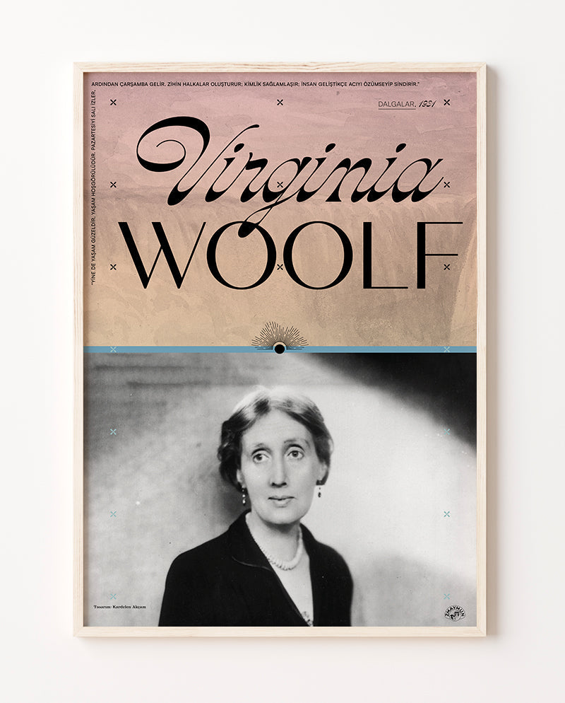 Virginia Woolf, Dalgalar Poster